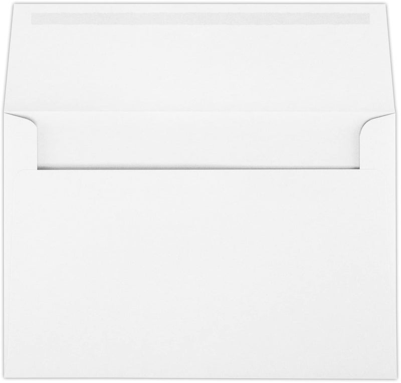 LUXPaper A10 Invitation Envelopes | Peel & Press | 6" x 9 1/2" | White | 80lb. Text | 50 Qty - Image 2