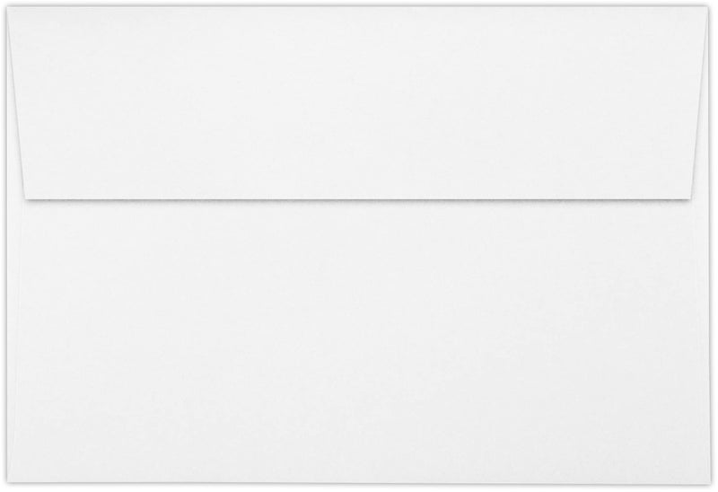 LUXPaper A10 Invitation Envelopes | Peel & Press | 6" x 9 1/2" | White | 80lb. Text | 50 Qty - Image 1