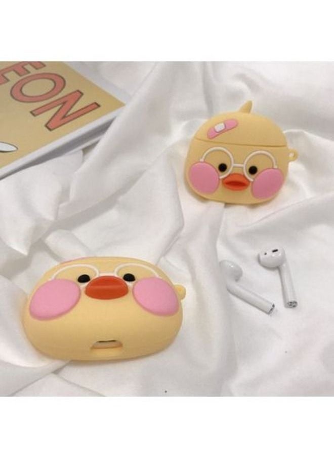 ACLIX - Cute Duck Themed Protective Case Cover For Earpods Pro Multicolour - Image 1