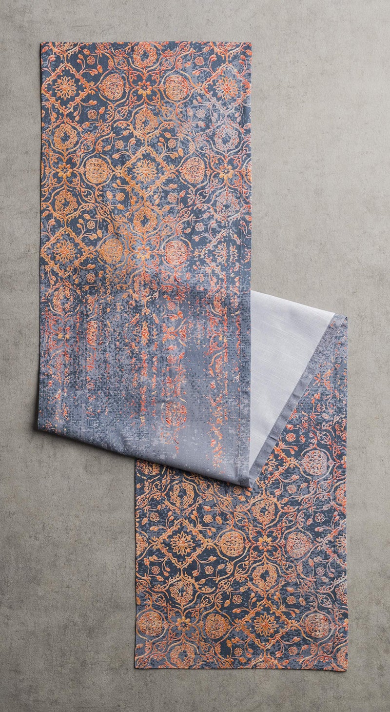 Maison d' Hermine Tablerunner 100% Cotton Table Runner Decorative Table Runners  Home  Wedding  Buffet & Camping  Imperfection (Single Layer) -Thanksgiving/Christmas(14.50""x108"") - Image 2