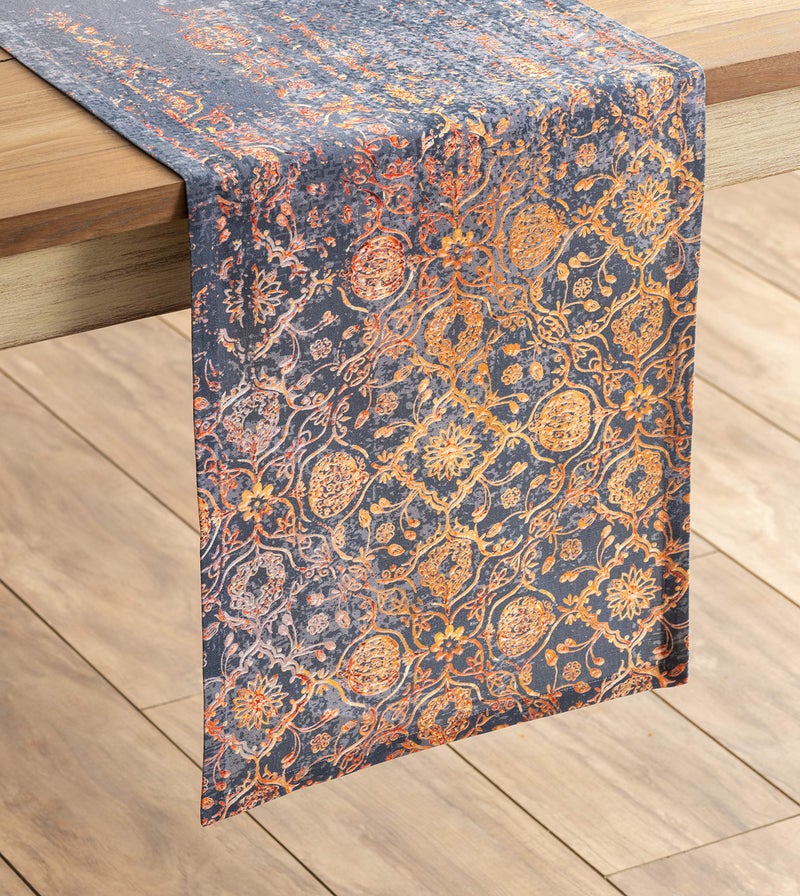 Maison d' Hermine Tablerunner 100% Cotton Table Runner Decorative Table Runners  Home  Wedding  Buffet & Camping  Imperfection (Single Layer) -Thanksgiving/Christmas(14.50""x108"") - Image 5