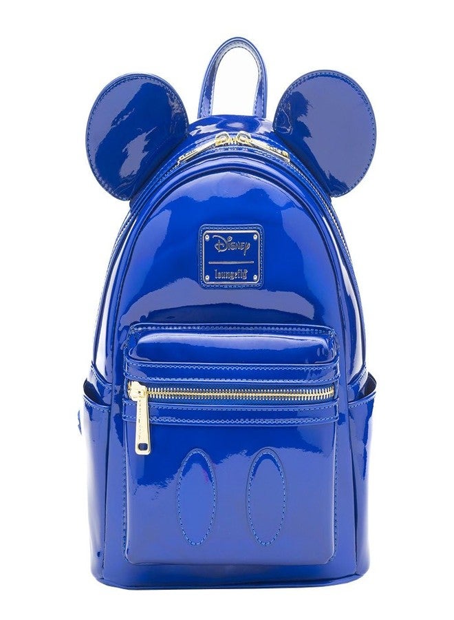 Loungefly Disney Mickey Mini Backpack, Blue Oil Slick' - Image 1