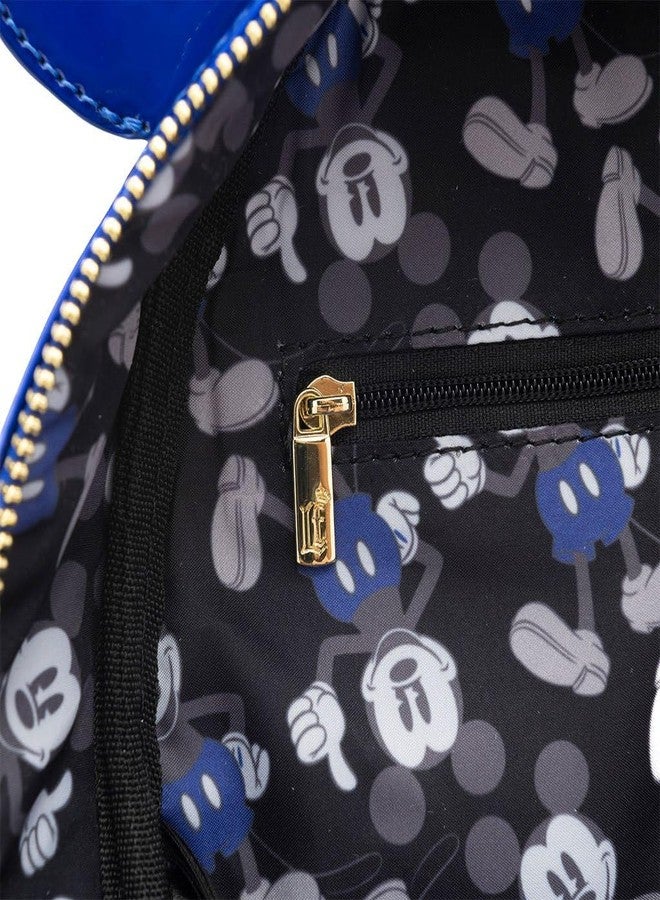 Loungefly Disney Mickey Mini Backpack, Blue Oil Slick' - Image 4