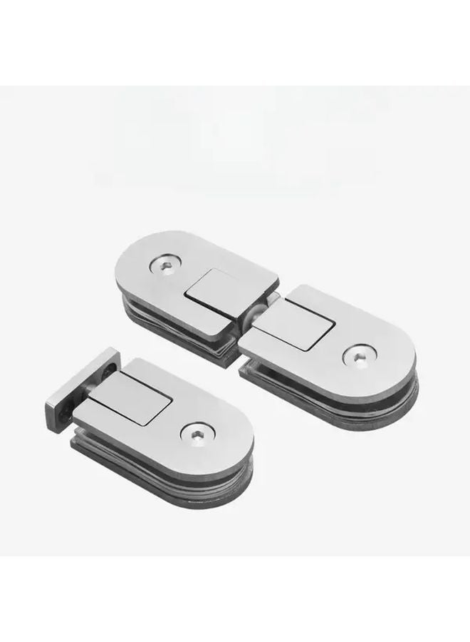 Unilateral Rotating Clip Glass Door Hinge 1 Piece Heavy Duty Stainless Steel 304 Easy Installation - Image 5