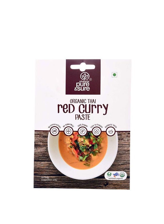 Pure & Sure معجون الكاري الأحمر العضوي