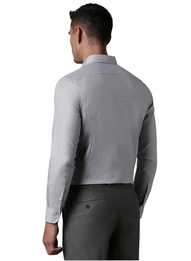 LOUIS PHILIPPE - Louis Philippe Men's Slim Fit Shirt (LPSFMSLF211497_Grey - Image 1