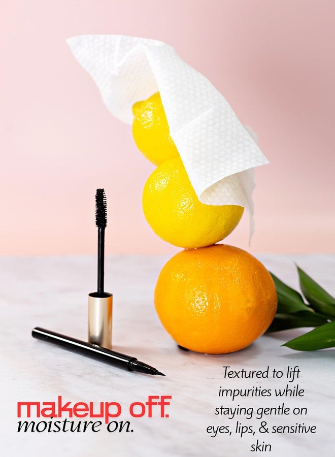 Fresh One STRIPTTE Fresh One Makeup Remover Wipes - Eye Makeup Remover Wipes with Hyaluronic Acid, Vitamin C & Vitamin E | Facial Cleansing Face Wipes for Waterproof Makeup & Mascara (90 CT) - Image 5