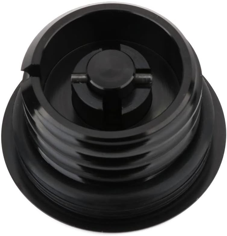 Kucehiup Motorcycle Clockwise Fuel Gas Oil Tank Cap - Black - Image 4