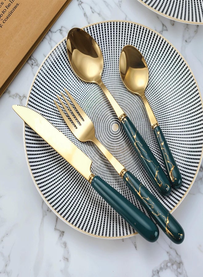 VAV GET 24-Piece Flatware Cutlery Set For 6 People - Image 2