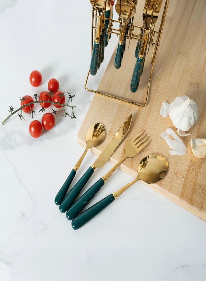 VAV GET 24-Piece Flatware Cutlery Set For 6 People - Image 3