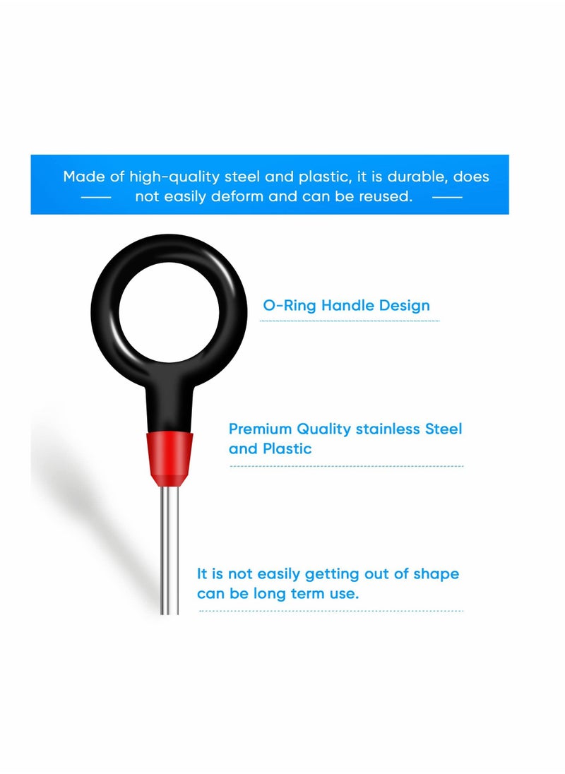 KASTWAVE - Terminal Extractor Removal Tool Kit, KASTWAVE Depinning Key Tool Set for Car Auto Household Devices, Wire Connector Pin Release Extractor Tool with a Protective Bag (82 Pieces) - Image 1