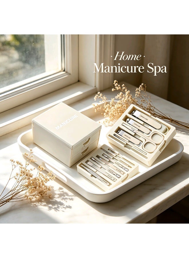 MANICURE مجموعة مقص أظافر متعددة الوظائف للمنزل - Image 3