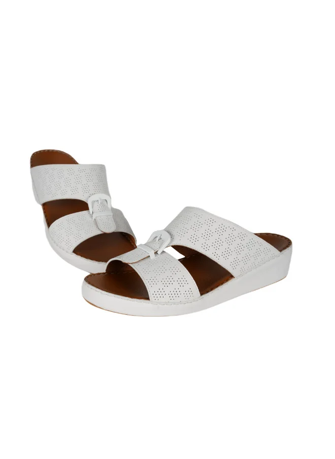 barjeel uno 008-3373 Barjeel Uno Men Arabic Sandals VTS 15 White