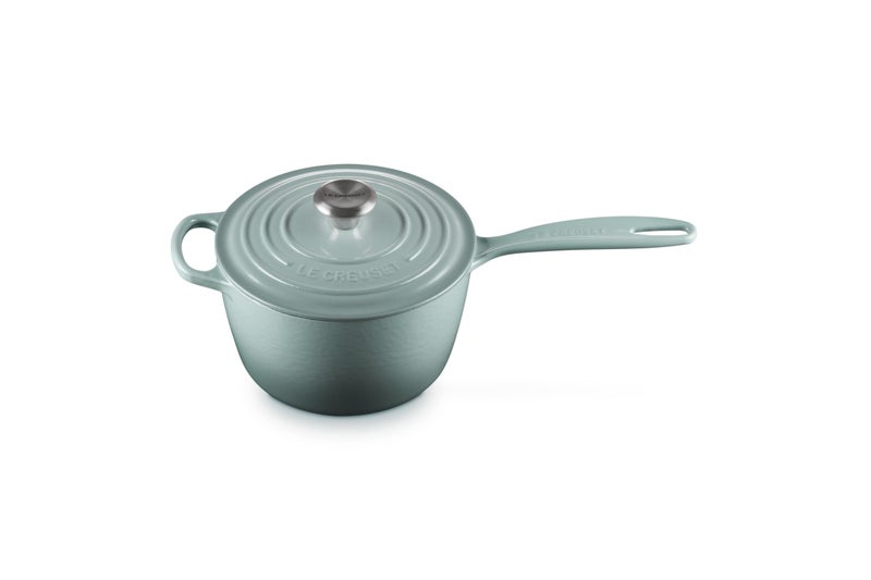 Le Creuset Le Creuset Enameled Cast Iron Signature Saucepan 225 qt Sea Salt 