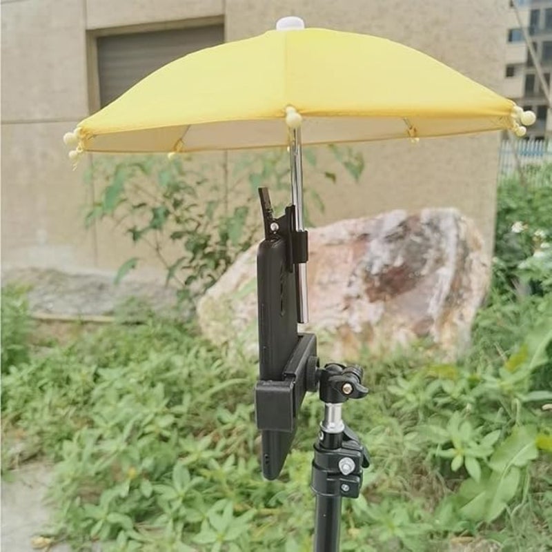 Phone Umbrella, 2024New UV Protection Phone Umbrella for Sun, Universal Adjustable Suction Cup Phone Stand Umbrella for Phone, Sun Shade Cover Cell Phone Umbrella Sun Shade - Image 5