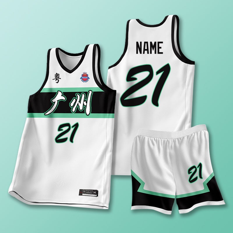 Basketball Uniform Suit Boys Village Ba Team College Student Competition Training Team Uniform American Basketball Jersey Printing Number - Image 3