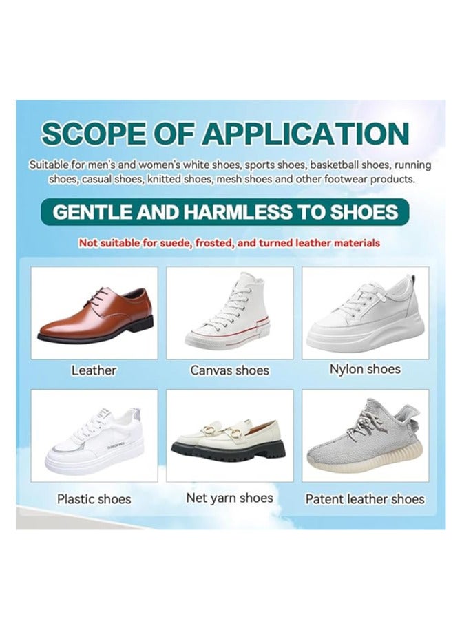 ECVV 80PCS Shoe Sneaker Wipes Cleaner 1 Pack Disposable Shoe Wipes Quick Wipes Removes Dirt Stains for White Shoes and Boots Travel Portable Wipes - Image 5