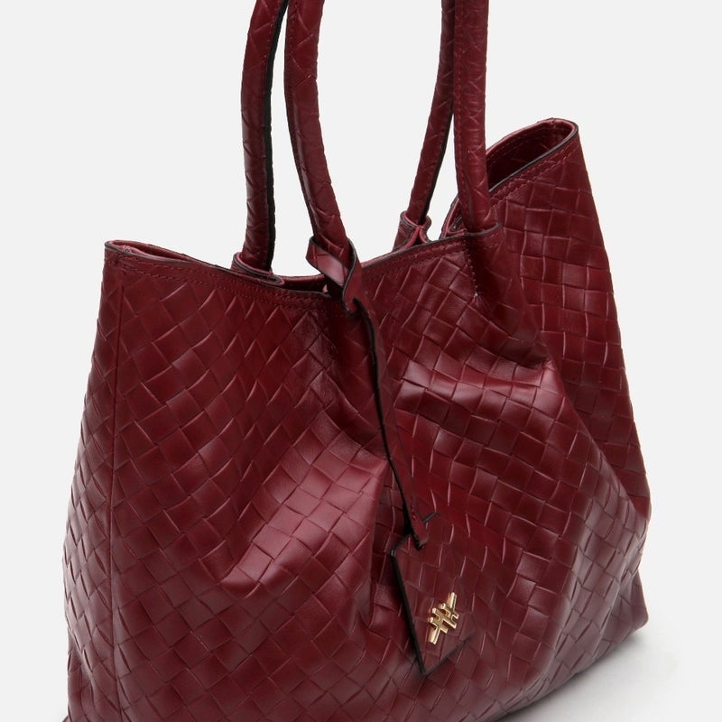 Hotiç 03CAH297030A780 Leather Claret Red Women's Bag  - Image 3