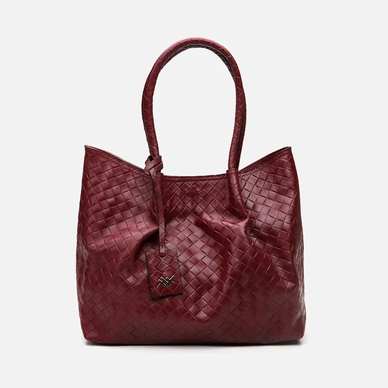 Hotiç 03CAH297030A780 Leather Claret Red Women's Bag