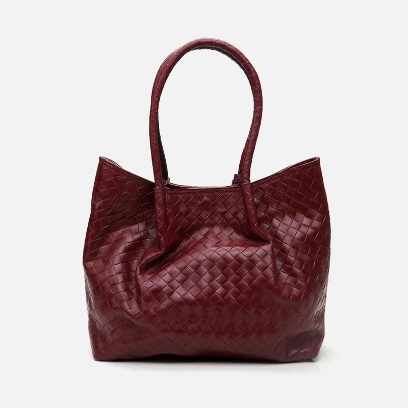 Hotiç 03CAH297030A780 Leather Claret Red Women's Bag