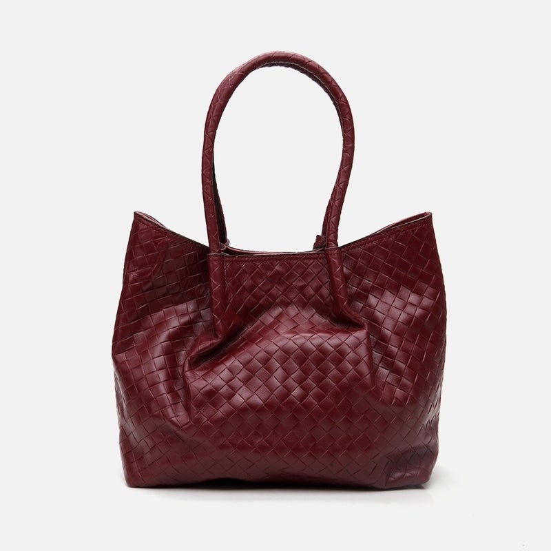 Hotiç 03CAH297030A780 Leather Claret Red Women's Bag  - Image 4