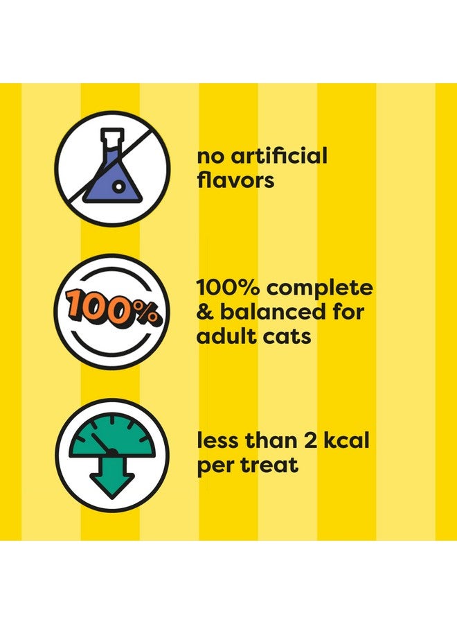 Temptations Classic Crunchy and Soft Cat Treats Savory Salmon Flavor, 30 oz. Tub - Image 2