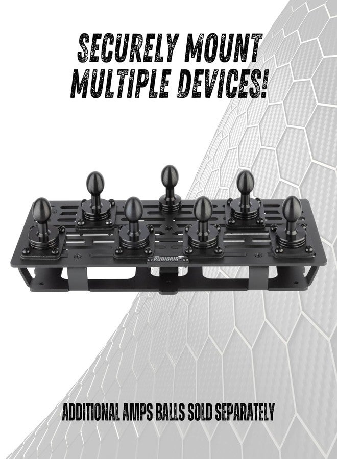 Bulletpoint RubiGrid Metal Dash Mount Phone Holder Multi-Device Mount Compatible with 2023+ Ford Super Duty (Magsafe Compatible) - Image 3