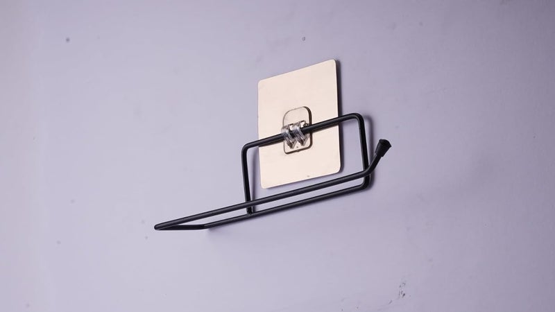 AG E-Com Tissue/Kitchen Towel Holder Toilet Tissue Paper Roll Holder/Towel Hanger for Bathroom Self Adhesive Tissue Paper Holder Kitchen Bathroom Accessories/Organiser - Image 2