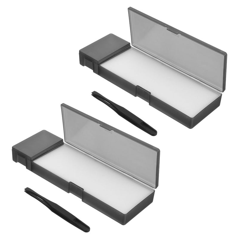 2pcs Wet Palette for Miniatures Stay-Wet Paint Moisture Keeper Airtight Non-Stick Reusable Painting Box for Model Hobbyists - Image 1