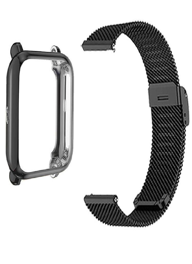 Eckek - Bracelet Protective Case For Amazfit Bip 3 5 /Bip Pro 3/GTS 3 4 Strap Touch Screen Cases For Amazfit GTS 2/2 Mini Stainless Steel Band - Image 1