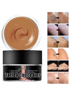 LANEMAY Tattoo Concealer Smudge Resistant Skin Perfecting Long Lasting Body Foundation  - Image 4