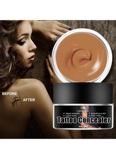 LANEMAY Tattoo Concealer Smudge Resistant Skin Perfecting Long Lasting Body Foundation  - Image 5