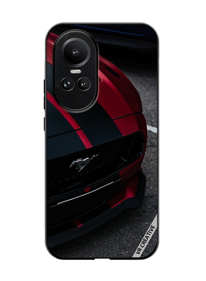 VR CREATIVE Protective Case Cover For Oppo Reno 10 Pro Mustang Design Multicolour - Image 1