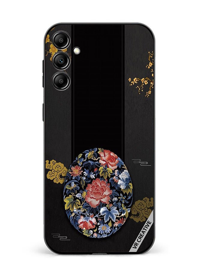 VR CREATIVE Protective Case Cover For Samsung Galaxy A34 Flower Design Multicolour - Image 1