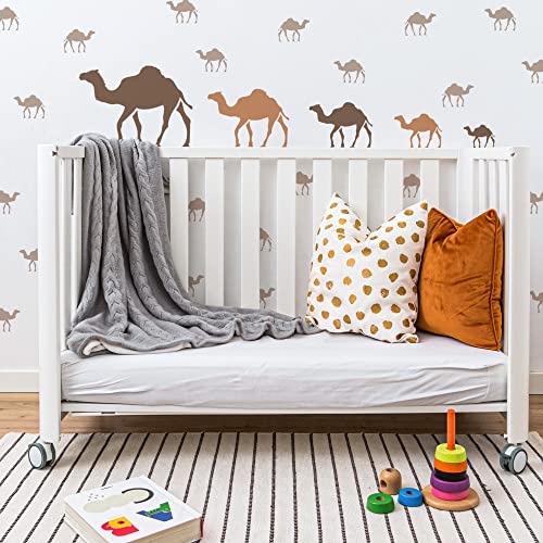 NAKLEO Painting Stencils Set for Kids, 5 Pcs Templates 3.5" to 13.4" Dromedary Camel Animal, Plastic and Reusable Drawing Stencils, Children Room Decor, Craft DIY Wall Furniture - Image 2