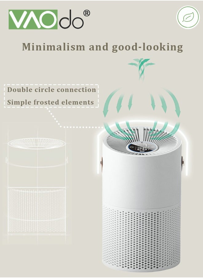 VAOdo - Air Purifier 30-52 Db H13 Filter System Odor Eliminator Uvc Lamp Sterilization Negative Ion Air Purifier Pet and Child Friendly - Image 1