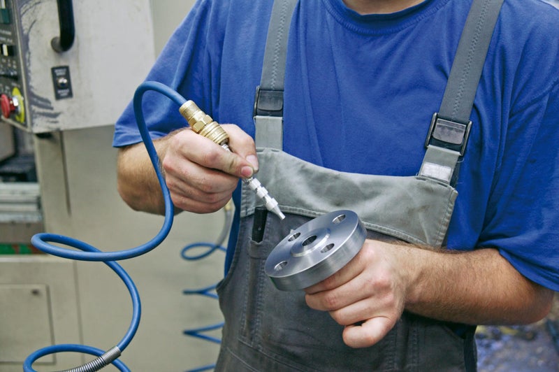 HAZET blow-off pin 9040-3 I Air tool with 0.12 inches nozzle and 12.68 gallons/min, integrated coupling plug 7.2mm/0.28 inches, 174 psi inlet pressure, with practical attachment clip - Image 2