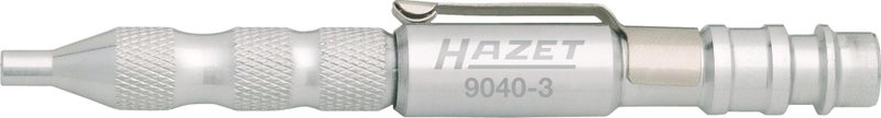 HAZET blow-off pin 9040-3 I Air tool with 0.12 inches nozzle and 12.68 gallons/min, integrated coupling plug 7.2mm/0.28 inches, 174 psi inlet pressure, with practical attachment clip - Image 3