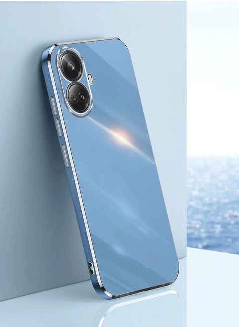 realme 10 Pro Plus 5G Mobile Phone Case Cover, Luxury Plating Soft Back Cover, Raised Full Camera Protection