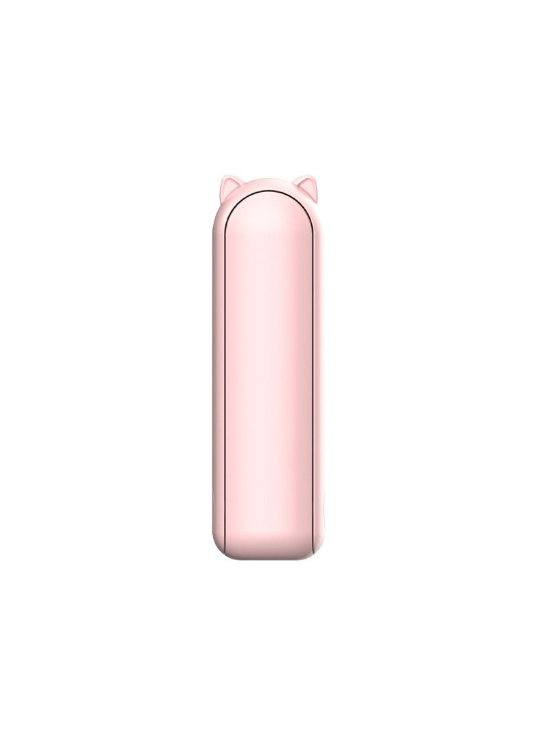 Goolsky 1pc Handheld Mini Fan,  USB Rechargeable Small Pocket Fan with Power Bank, Flashlight, Portable Fan for Travel/Summer/Concerts/Lash, Gifts for Women(Pink)  - Image 2
