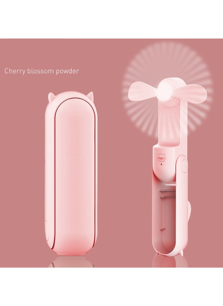 Goolsky 1pc Handheld Mini Fan,  USB Rechargeable Small Pocket Fan with Power Bank, Flashlight, Portable Fan for Travel/Summer/Concerts/Lash, Gifts for Women(Pink)  - Image 5