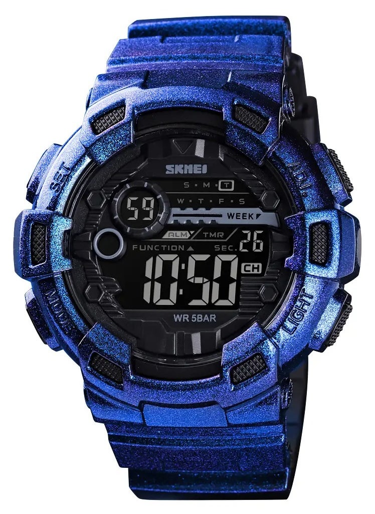 SKMEI OEM watch brand Skmei 1243 trend jam tangan black digital led display custom logo relojes men wristwatches  - Image 2