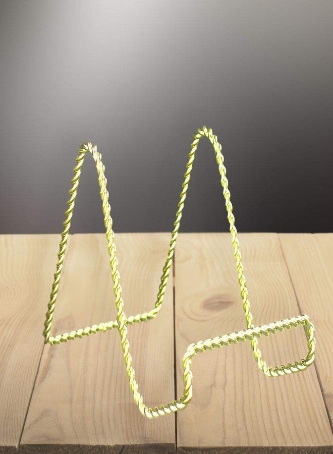 بانبيري ديزاينز حامل عرض من بانبيري ديزاينز - حوامل سلكية بلمسة نهائية من النحاس الملتوي - عبوة من 6 قطع - ملحق عرض - كتب - صور - لوحات - بطاقات - ارتفاع 3 بوصات - Image 5