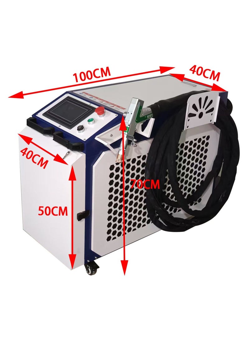 مِلْحَم ليزر يدوي 2000 واط 3 في 1 | لحام، قطع، تنظيف | لجميع المعادن | توصيل سريع - Image 5