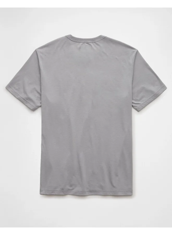 American Eagle Logo Detail Crew Neck T-Shirt