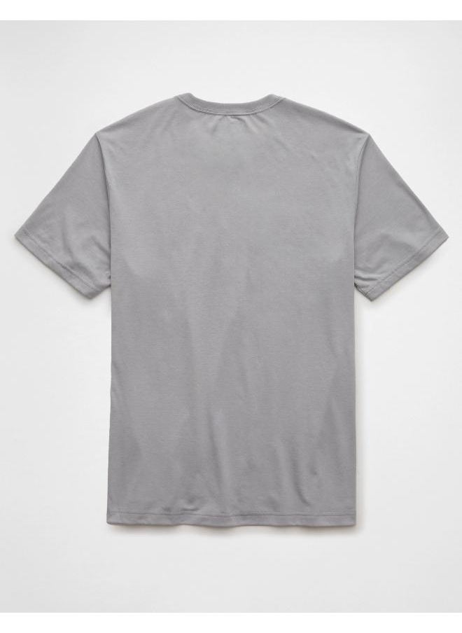 American Eagle - Logo Detail Crew Neck T-Shirt - Image 1
