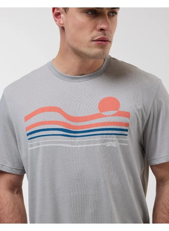 American Eagle Logo Detail Crew Neck T-Shirt