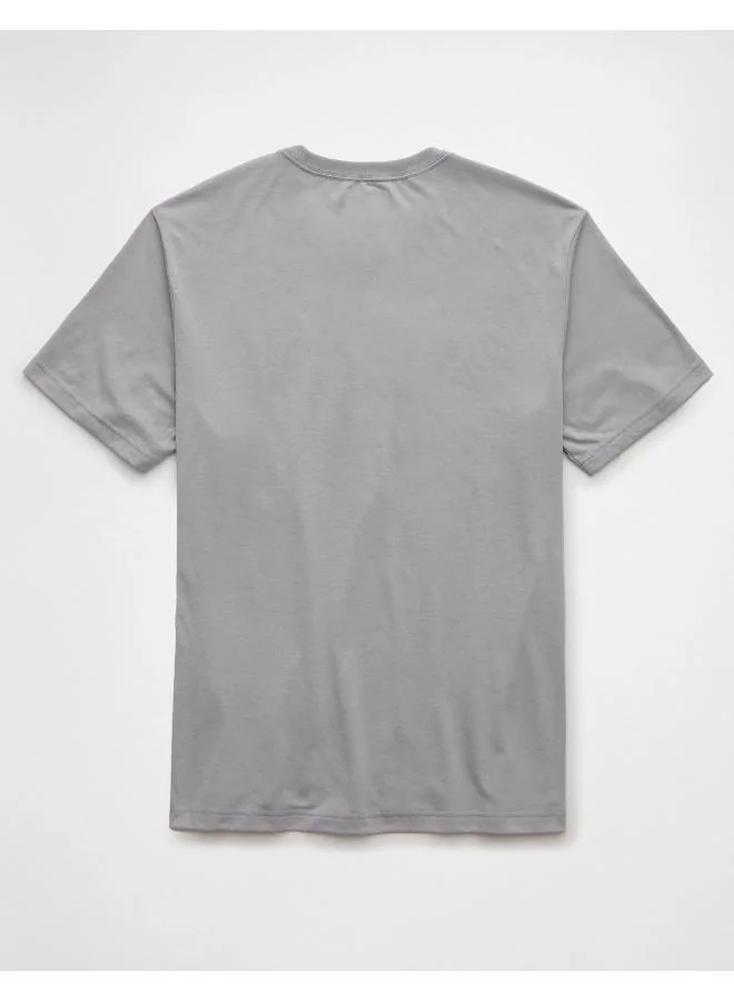 American Eagle Logo Detail Crew Neck T-Shirt