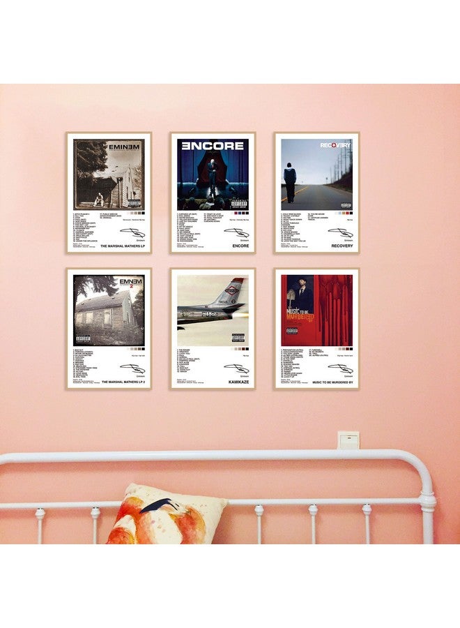 CodersParadise Paper Eminem Music Album Posters - Pack Of 6 | 8 X 12 Inches (A4 Size) Art Wall Posters | Glue Dots Included | Aesthtetic Wall Decor Posters Wall Art - Image 5