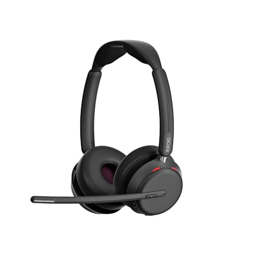 EPOS IMPACT 1060 Double-Sided Wireless Office Headset With Microphone, EPOS AI Noise Cancellation, Super Wideband Audio, Bluetooth, Comfortable Fit, Perfect For Clear Calls In Busy Workspaces - Image 3